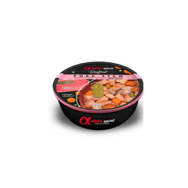 ALPHA SPIRT CANINE REALFOOD ESTOFADO CERDO 280G